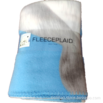 Two Side Brushed Polar Fleece Blanket Throws